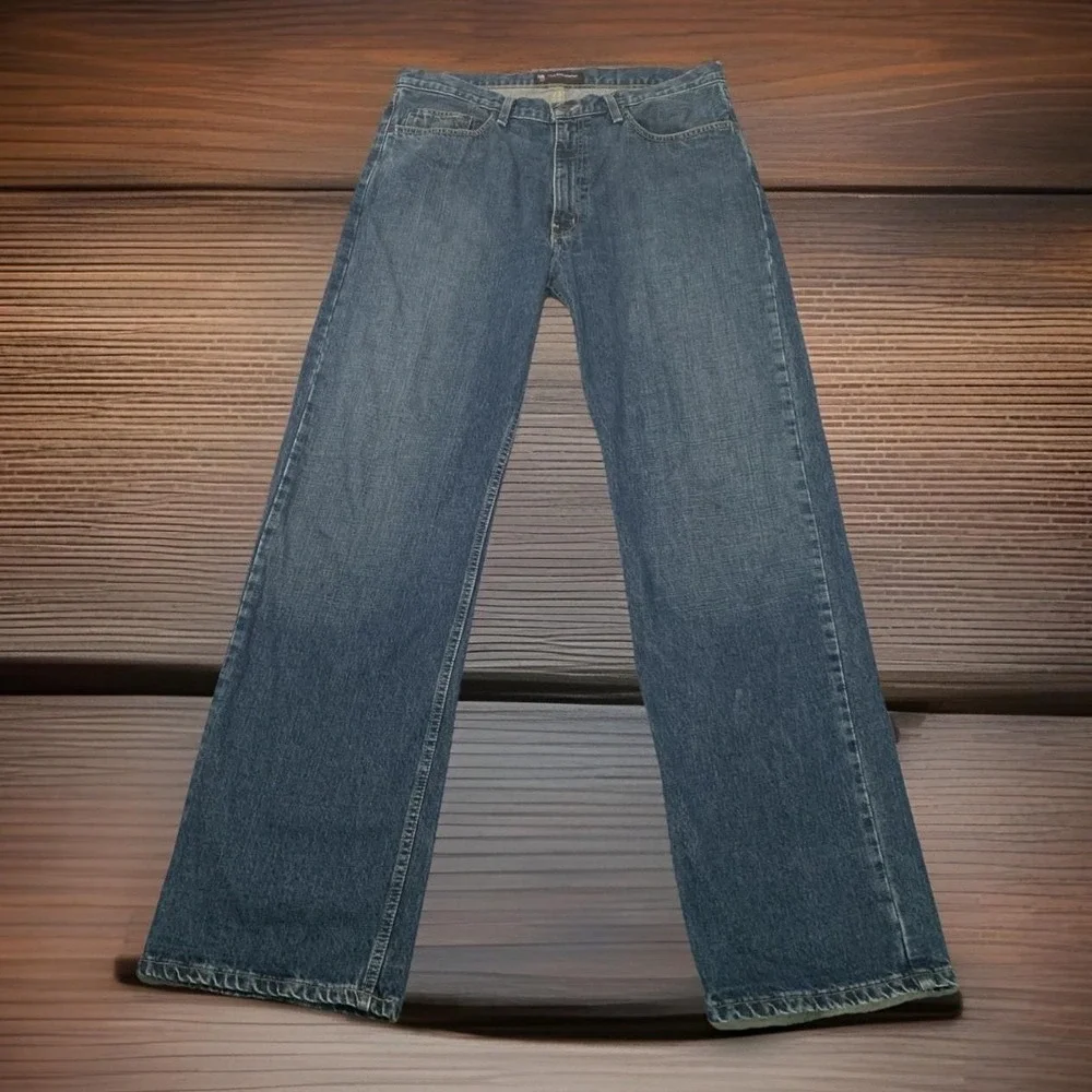 RL Ralph Lauren Polo Jeans Co Men's 36/34 Woodrow Style Straight Leg Denim Jeans - Picture 2 of 10